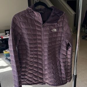 The North Face Women's Dark Purple Puffer Jacket